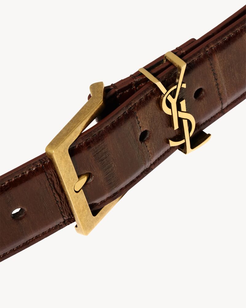 CASSANDRE VADIM belt in eel