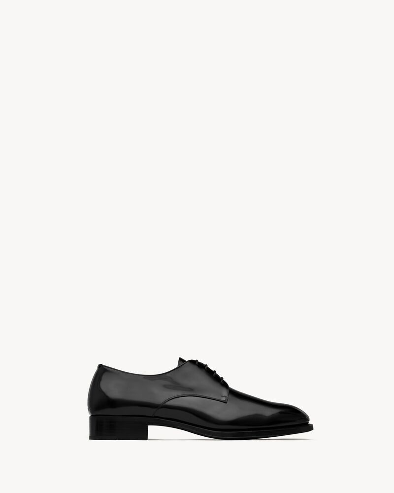 ADRIEN Derbys aus glasiertem Leder