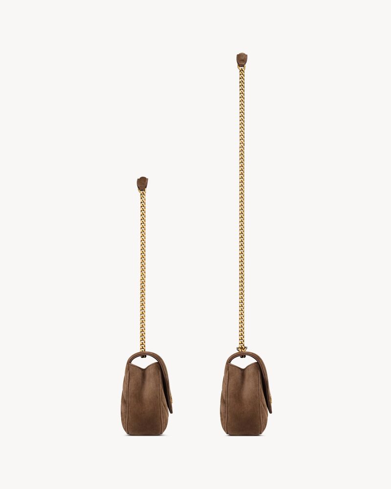 LOULOU small in MATELASSÉ suede