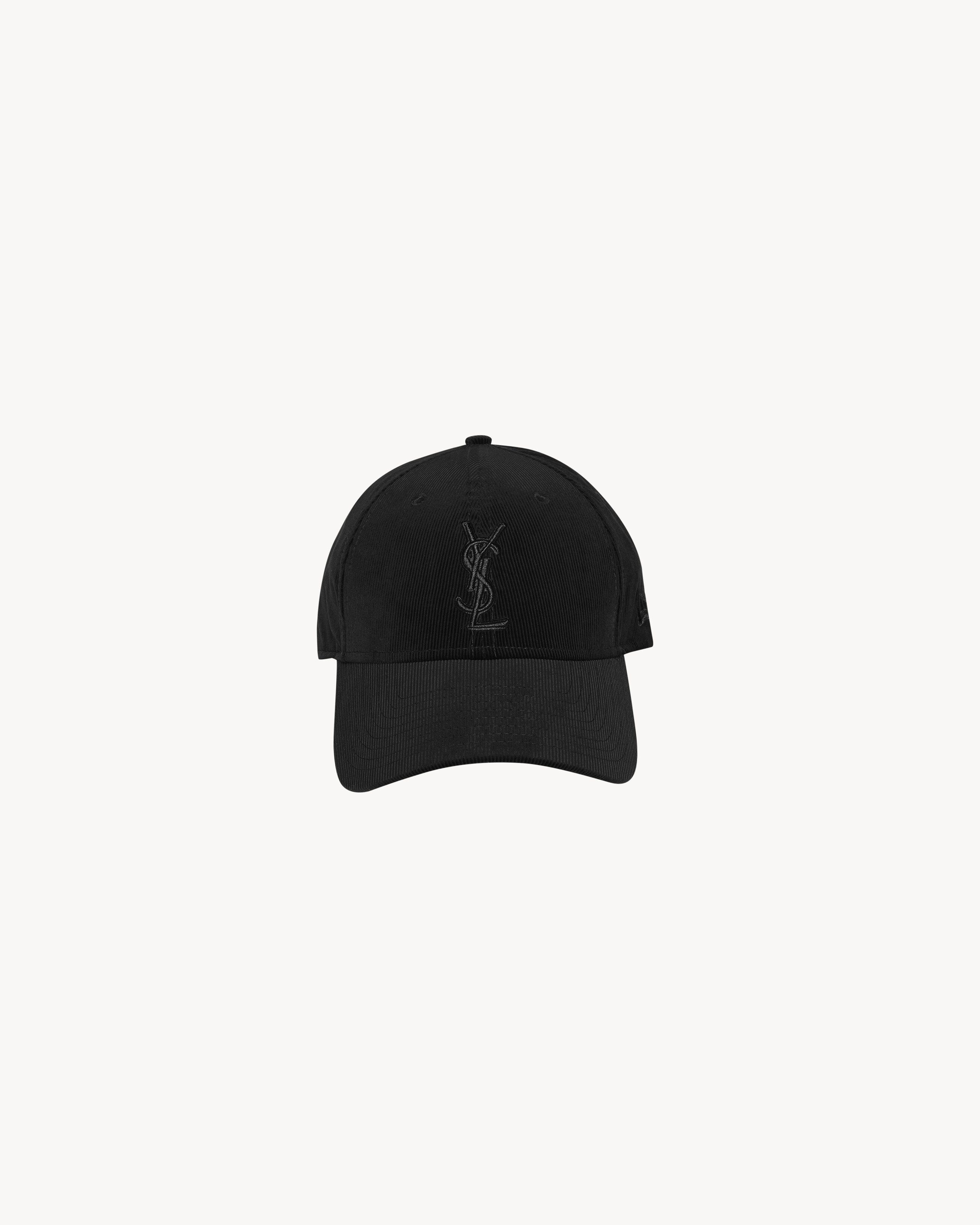 NEW ERA YSL MONOGRAM CAP IN CORDUROY
