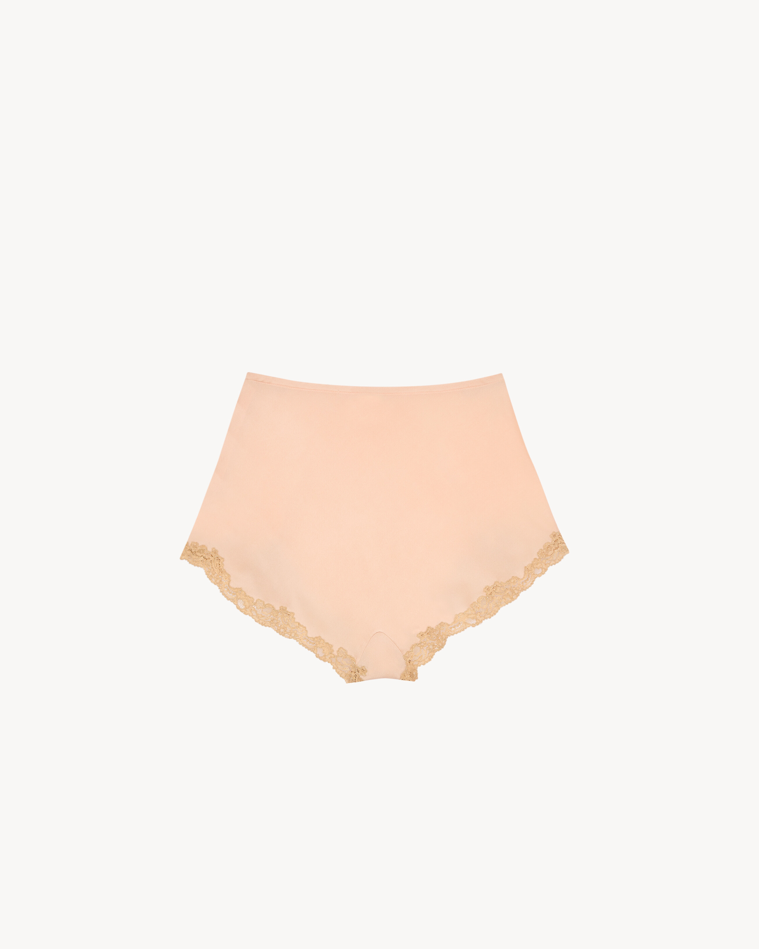 laced dress in silk crepe muslin