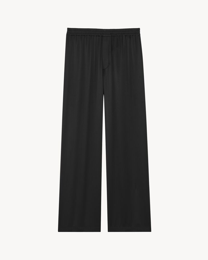pants in silk satin