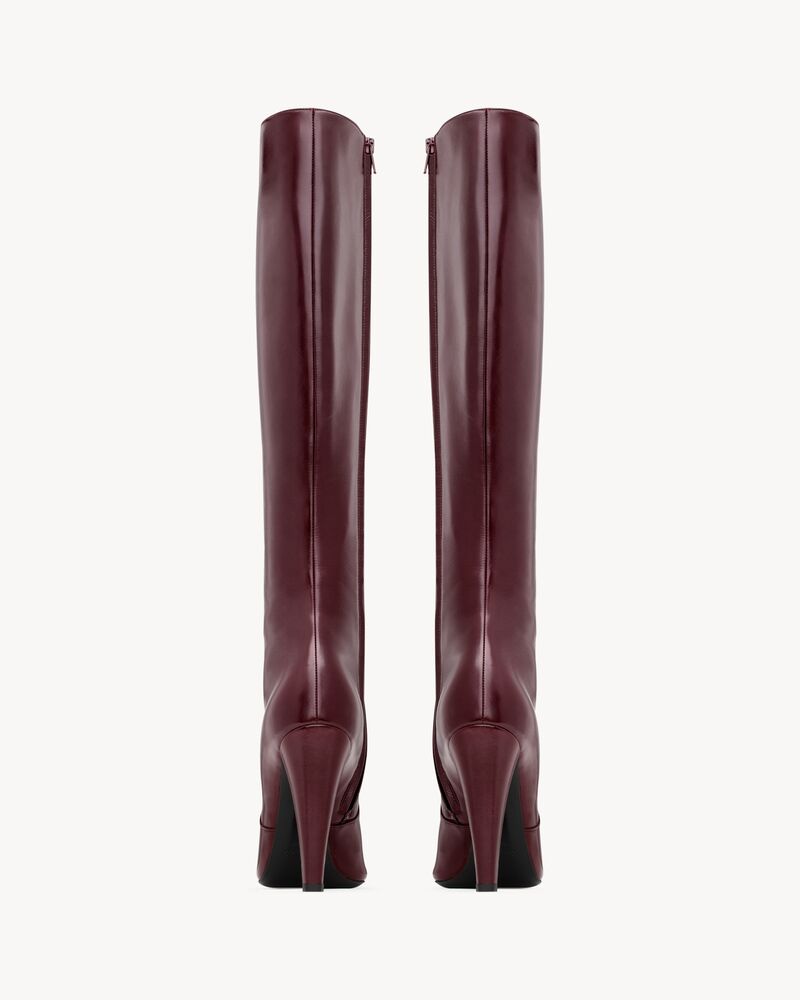 77 boots in smooth leather