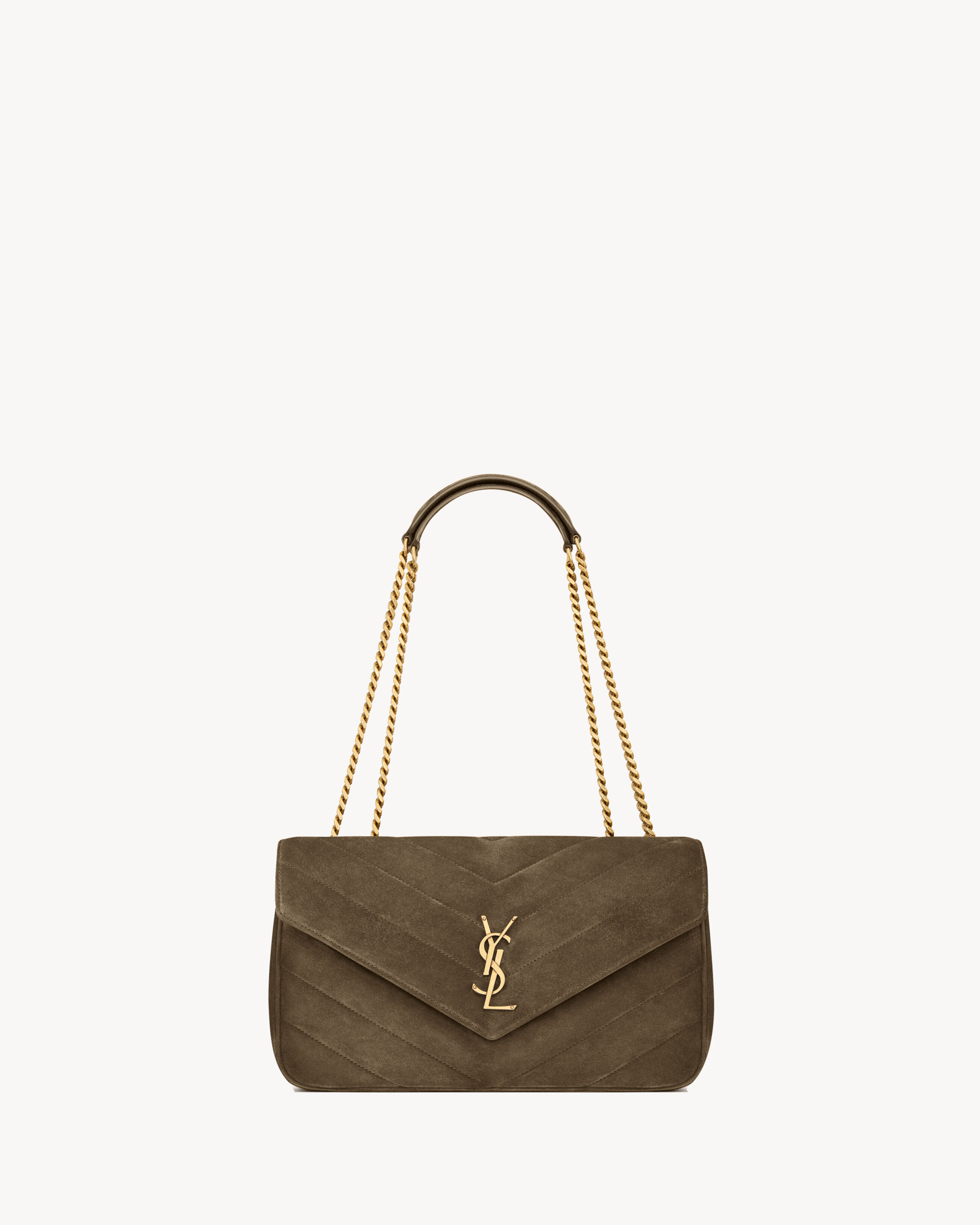 LOULOU medium in MATELASSÉ suede