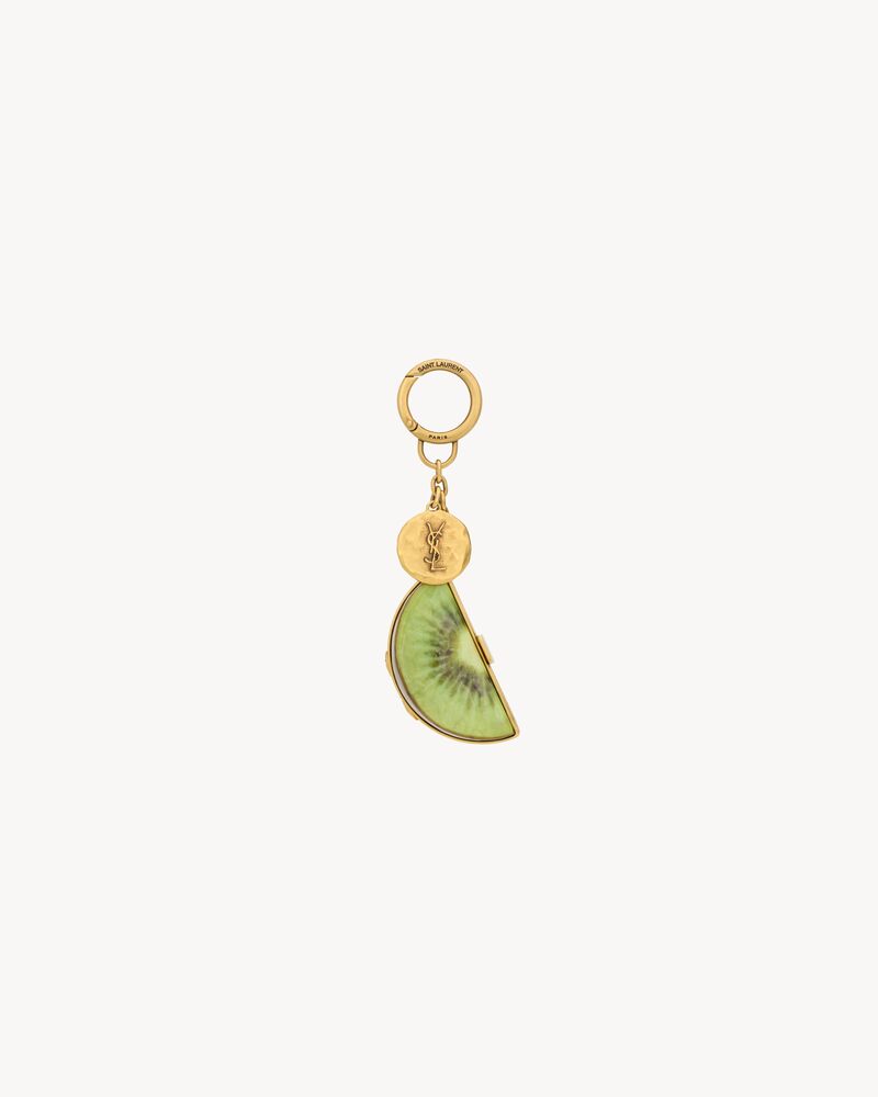 kiwi keyring in resin