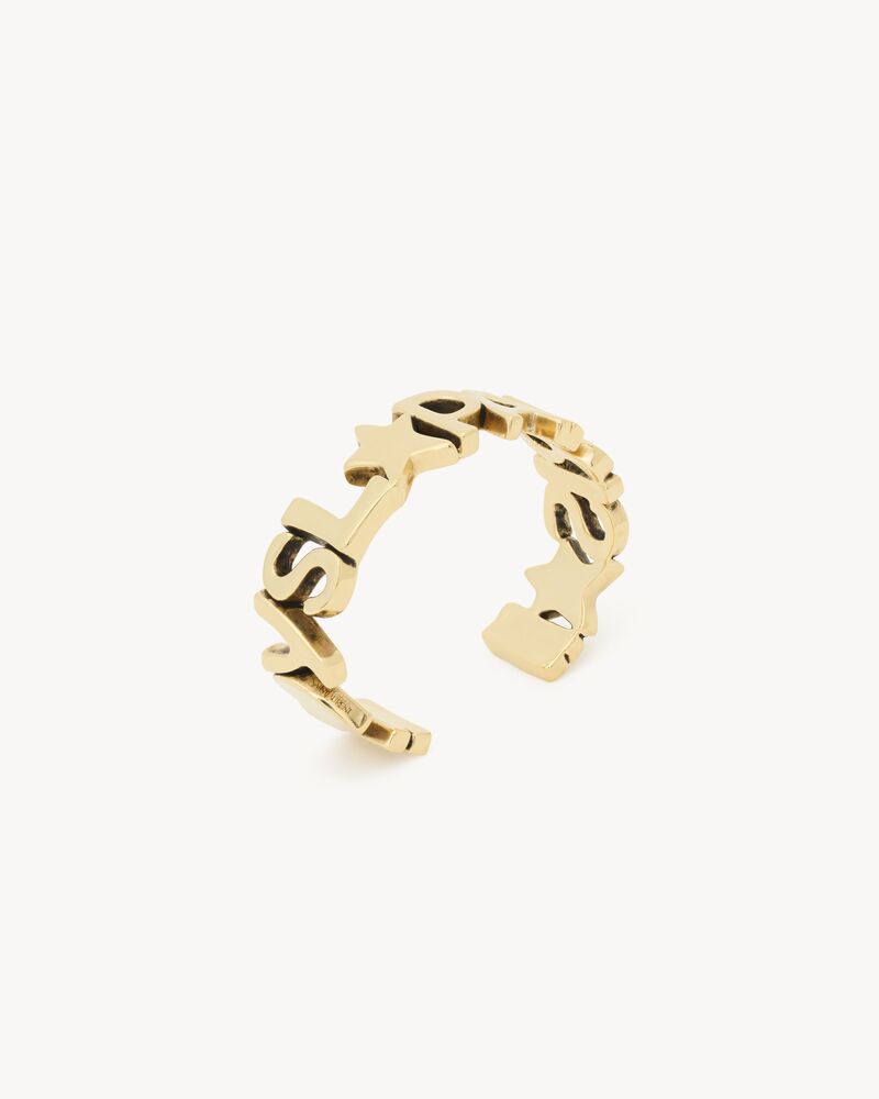 YSL PARIS cuff in metal