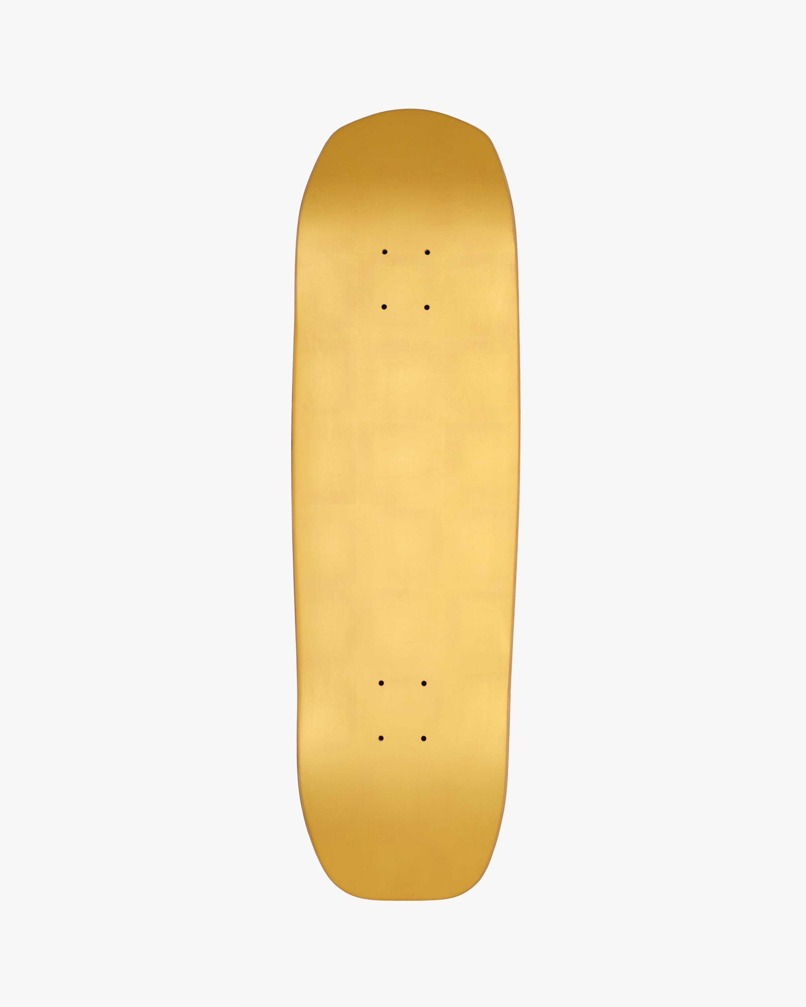 SAINT LAURENT SKATEBOARD IN RESIN AND GOLD LEAF