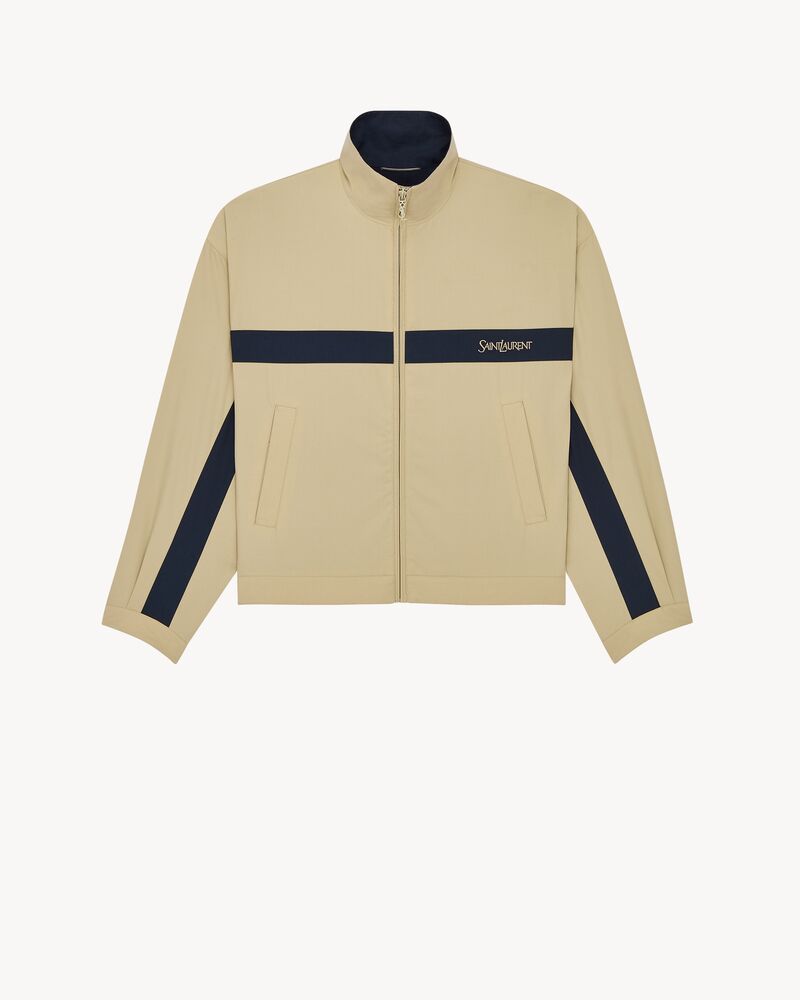 jaqueta SAINT LAURENT em canvas de algodão