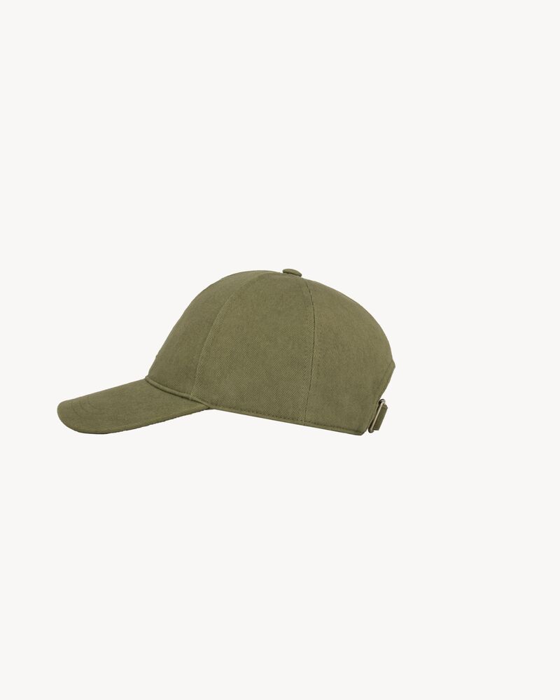 CASSANDRE cap in cotton denim twill