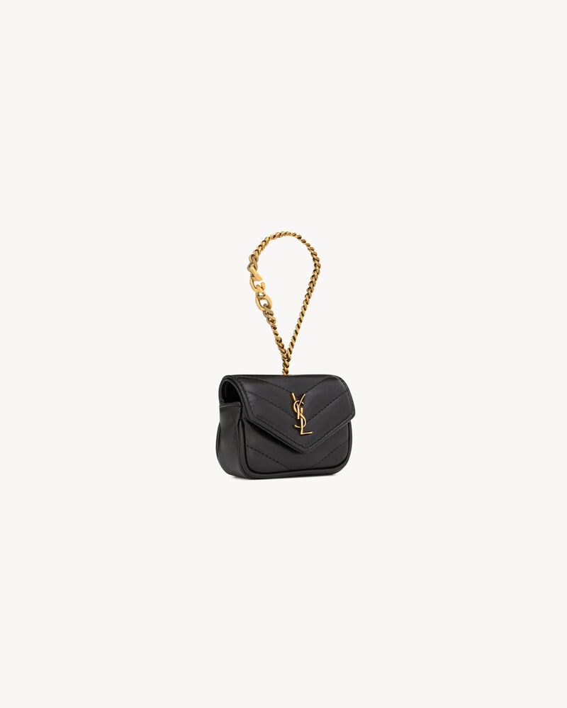 LOULOU charm in lambskin