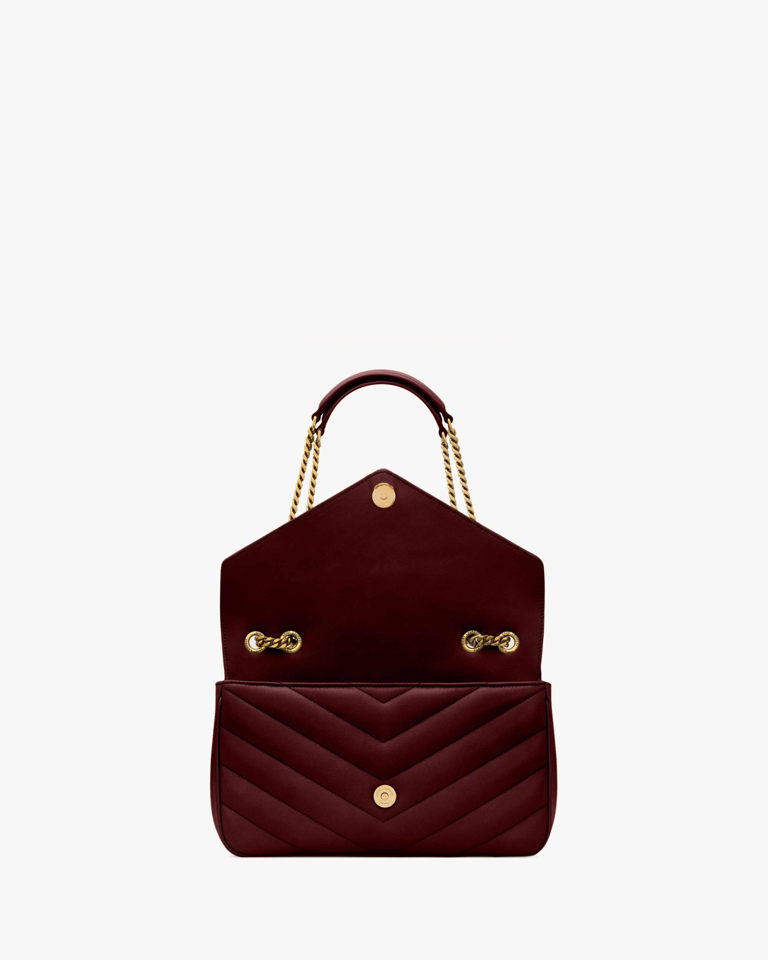 LOULOU medium in MATELASSÉ lambskin