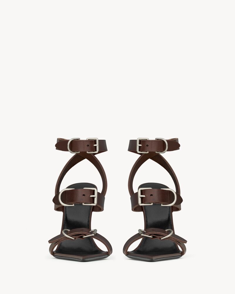 BRUCE sandals in smooth leather