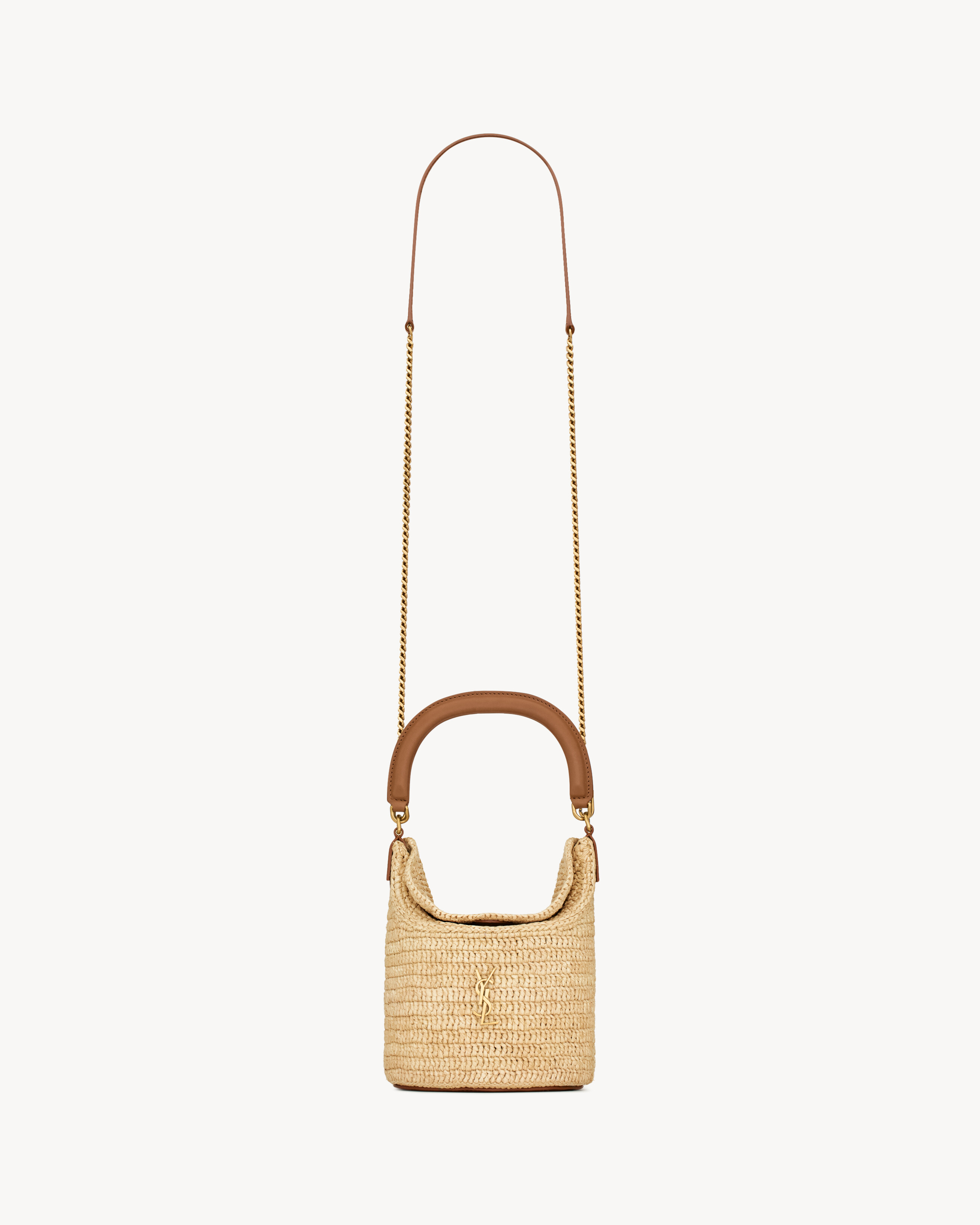 Borsa a secchiello GABY in rafia