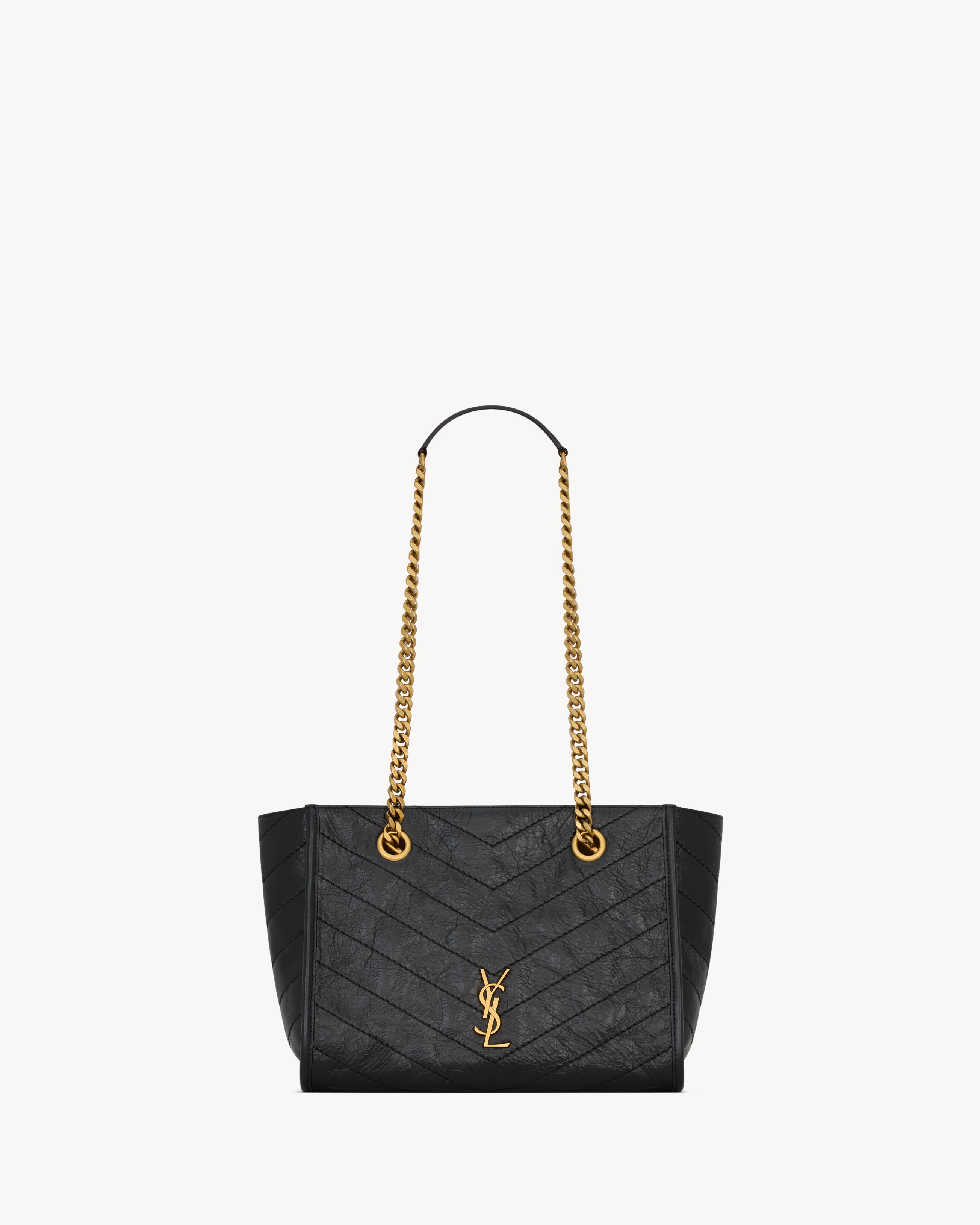 NIKI small shopping in vintage leather