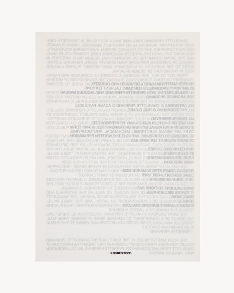 SL EDITIONS: CHARLOTTE PERRIAND CATALOGUE