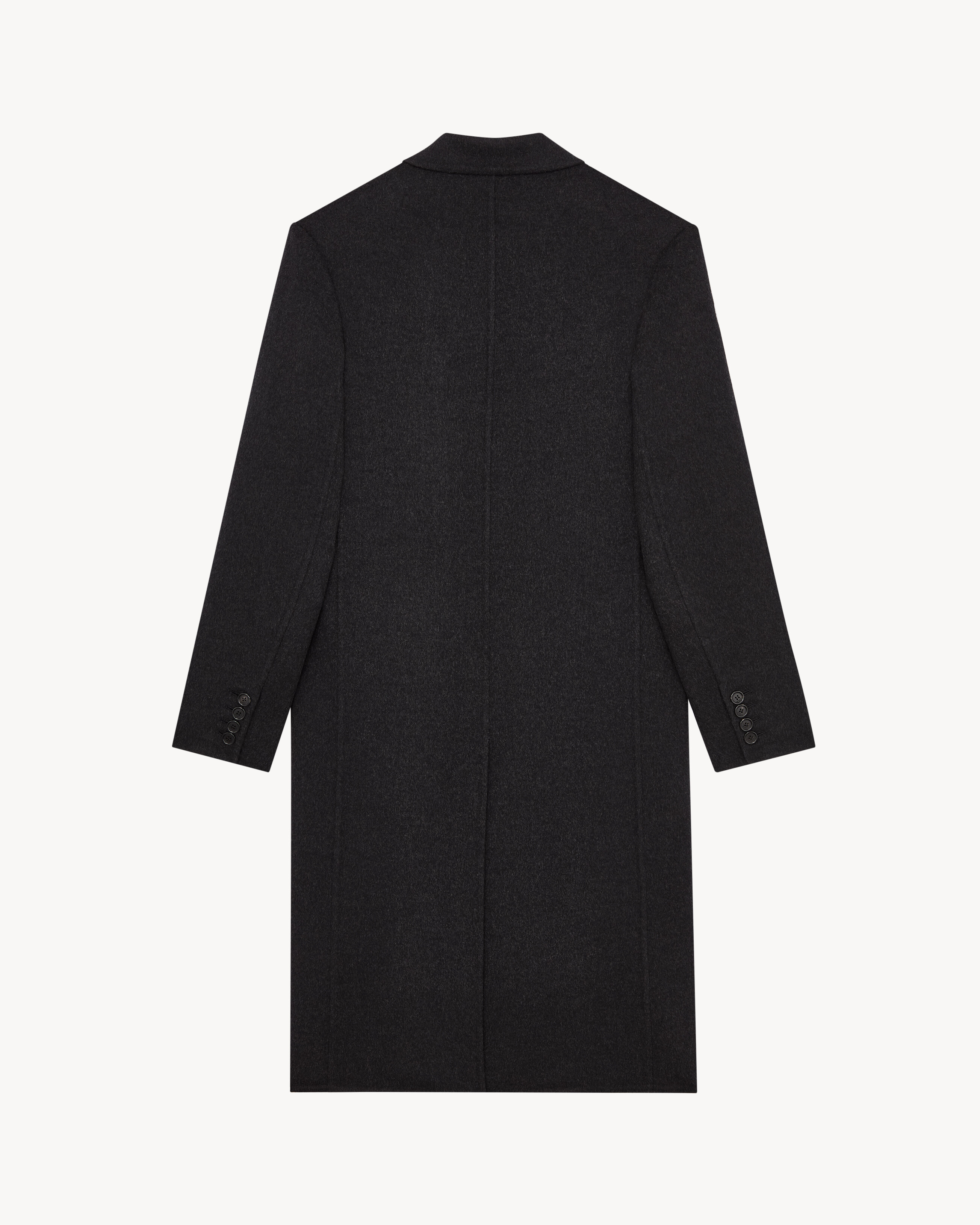 coat in double-face wool and cashmere felt