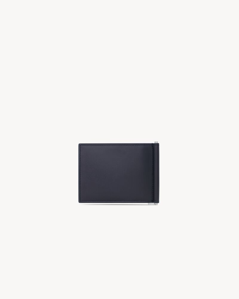 Saint Laurent Paris Bill clip wallet in smooth leather
