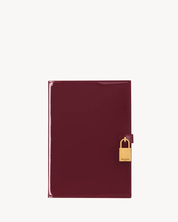SAINT LAURENT NOTEBOOK COVER in Red | Saint Laurent | YSL US | ID