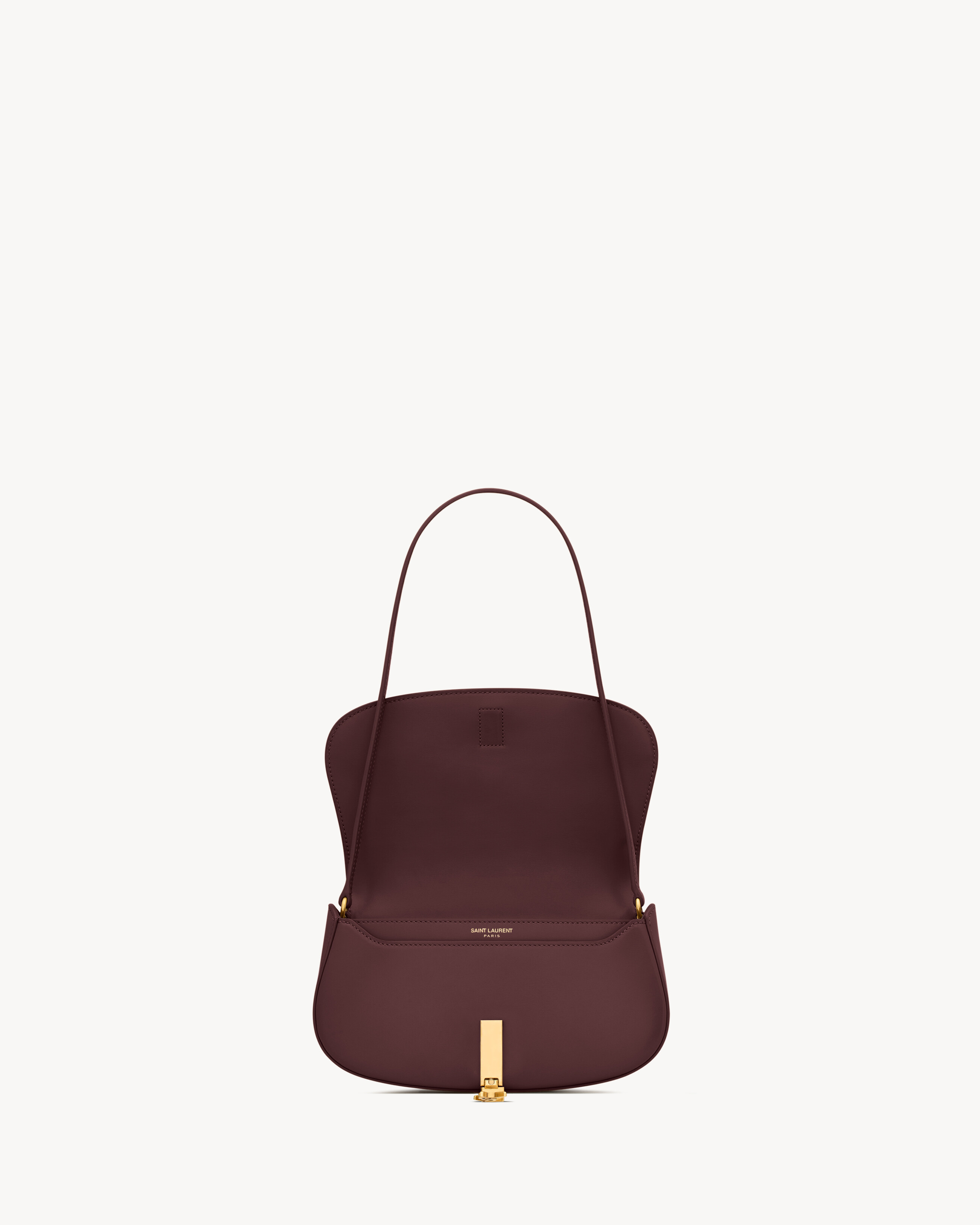 Mini VOLTAIRE Tasche aus BOX SAINT LAURENT Leder