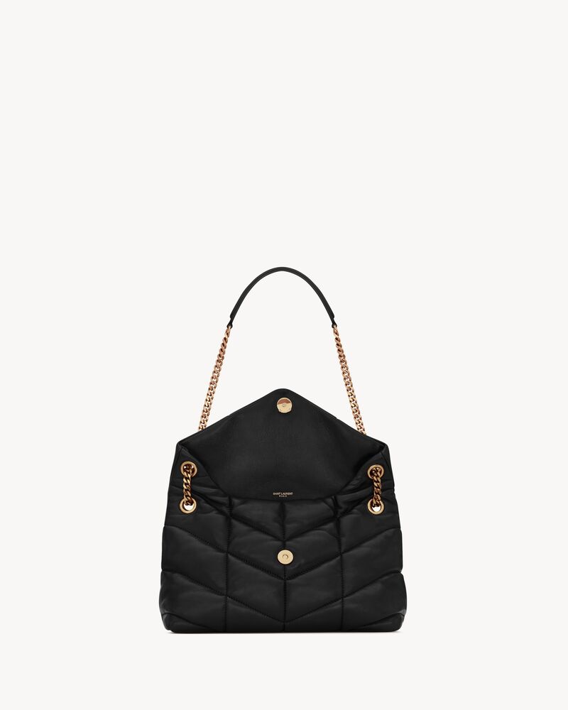 Puffer small de piel de cordero