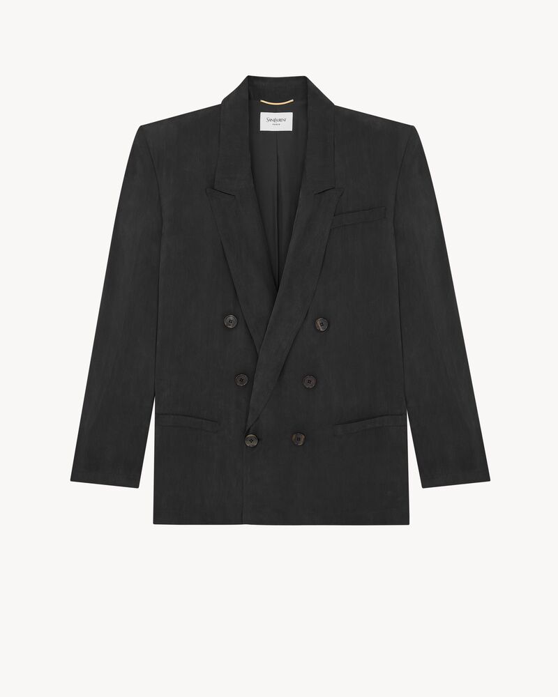 jacket in silk habotai