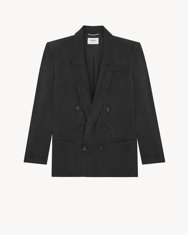 YVES SAINT LAURENT✨ダブルブレスト　スカートスーツ　チェック麻 851026Y6J781000_A.jpg?v=1