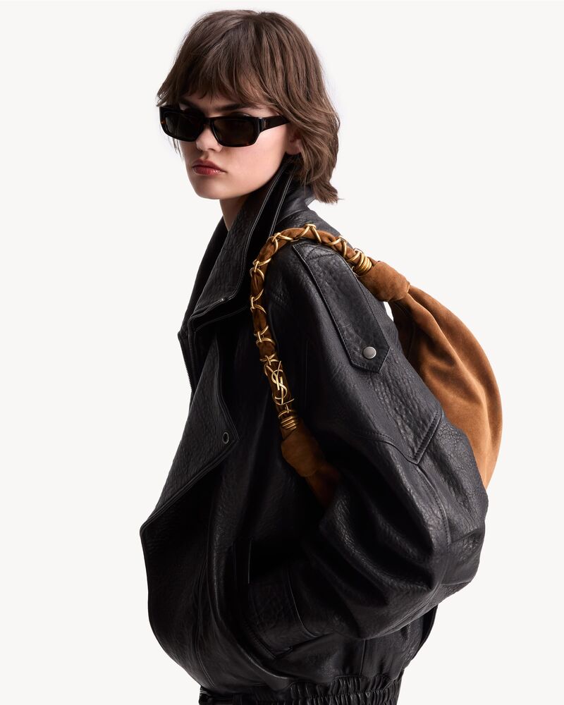 AMALIA small hobo in suede