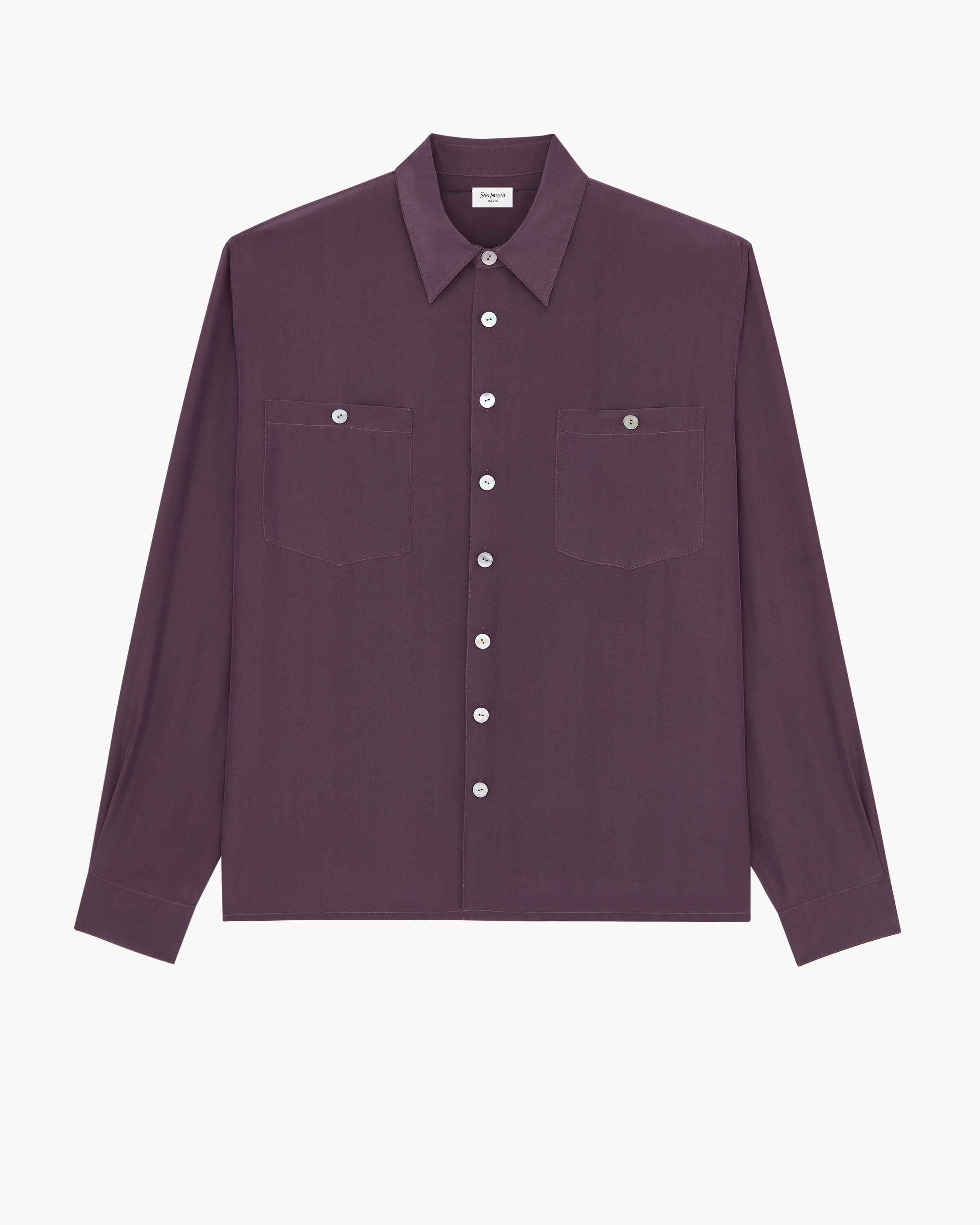 shirt in silk