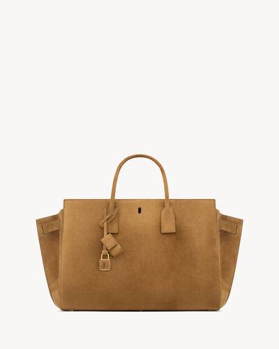 SAC DE JOUR in leather – LARGE in Brown | Saint Laurent | YSL EN-US