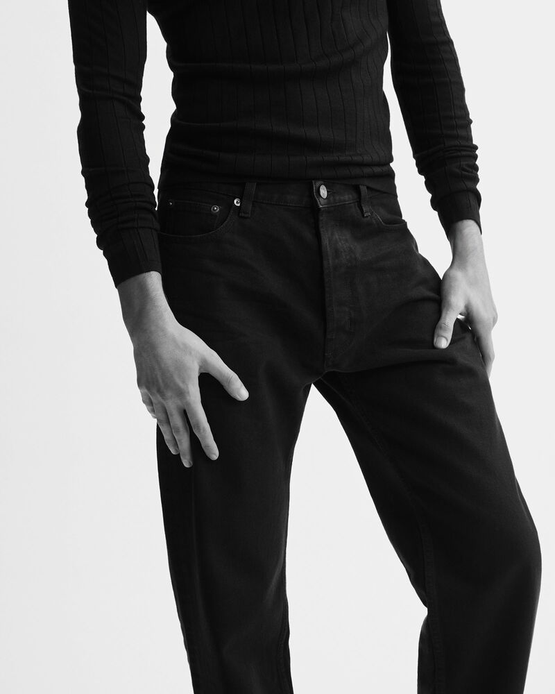 tapered high-rise jeans