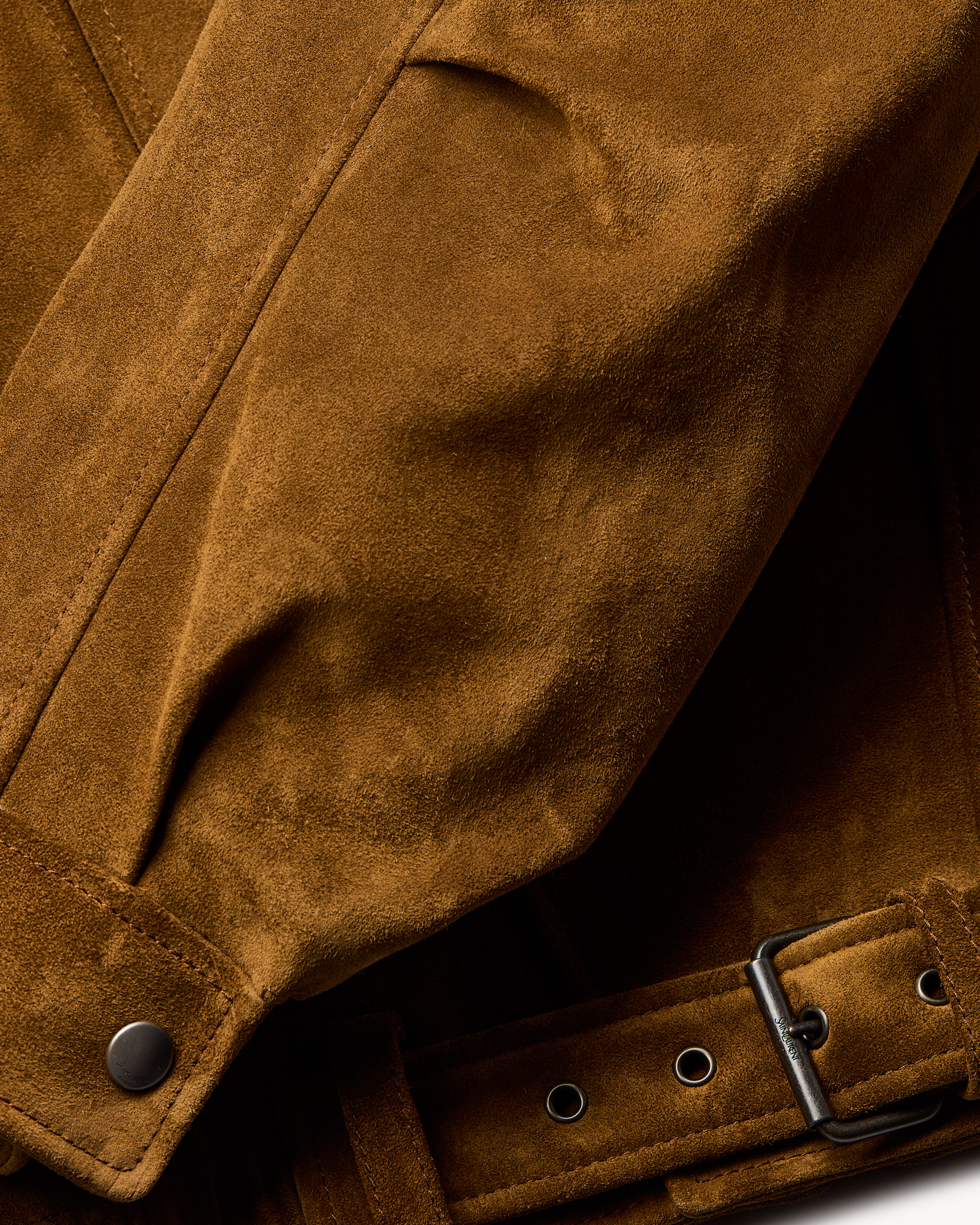 bomber jacket in vintage split leather