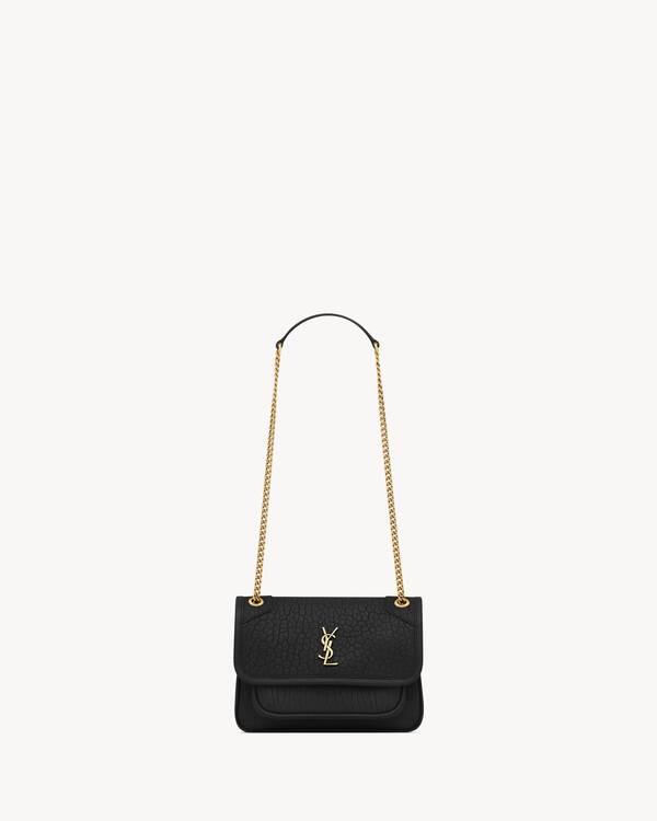希少☆SAINT LAURENT　ボディバッグ　チェック　モノクロ SAINTLAURENT PARIS サンローラン チェック YSL BAG NY RIP BODYB