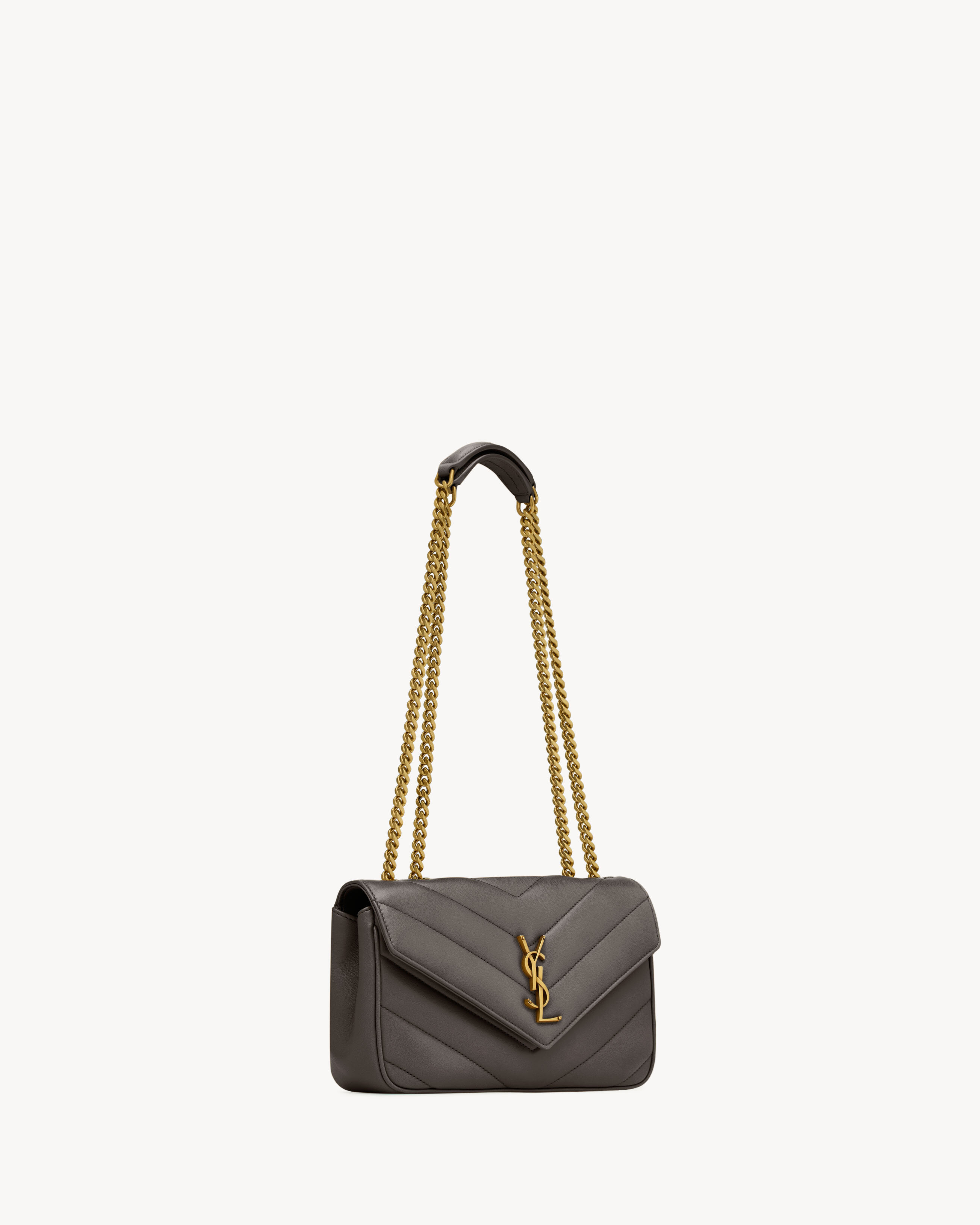 LOULOU small in MATELASSÉ lambskin