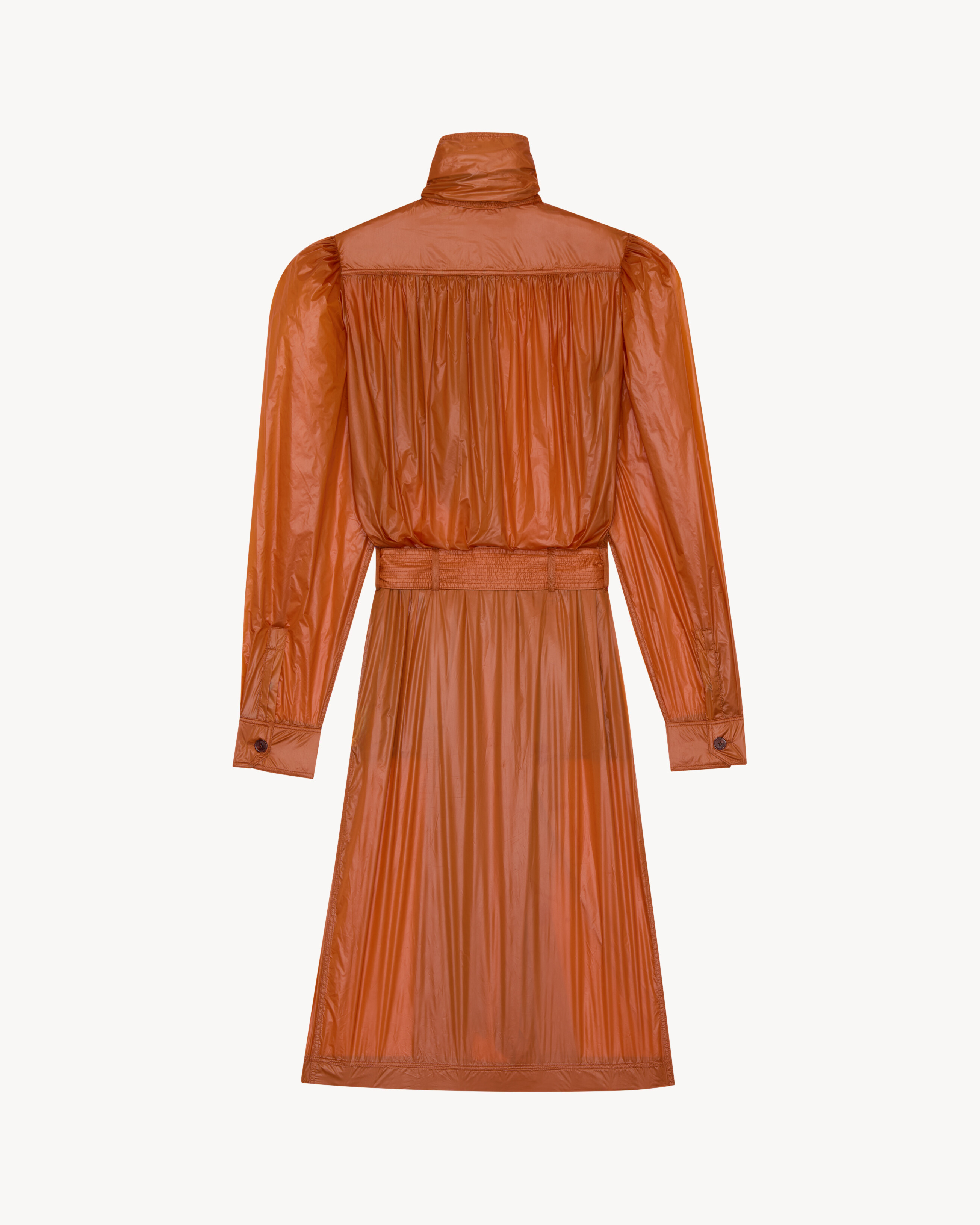 ysl orange dress Saint Laurent V-Neck Mini Dress - Orange Dresses, Clothing - SNT350462