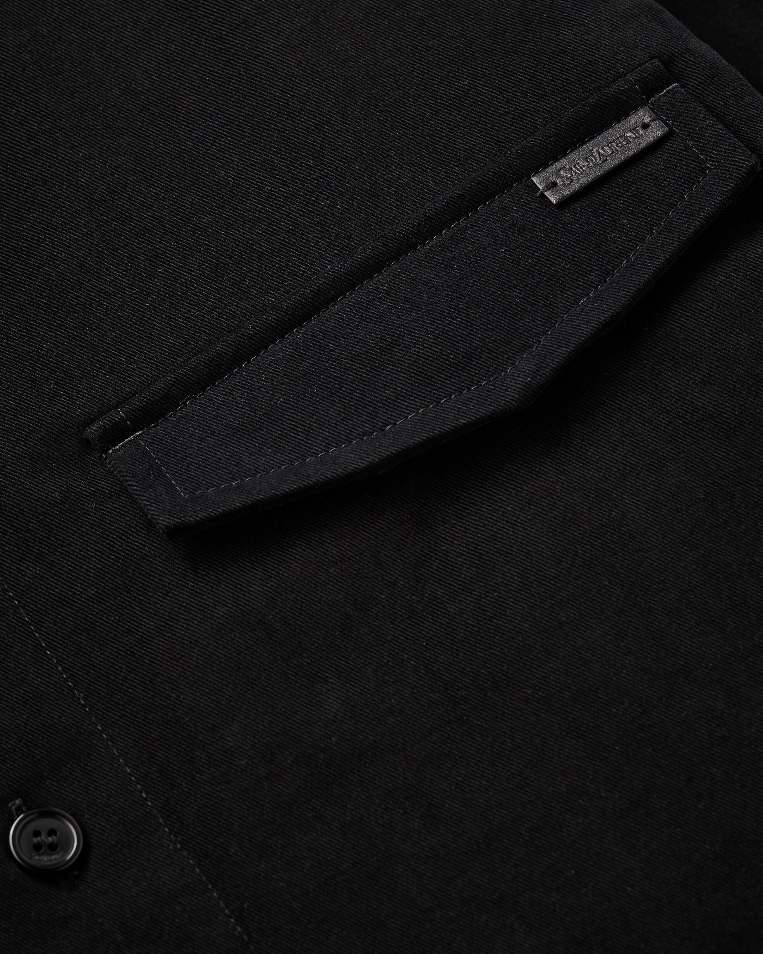 SAINT LAURENT overshirt in cotton