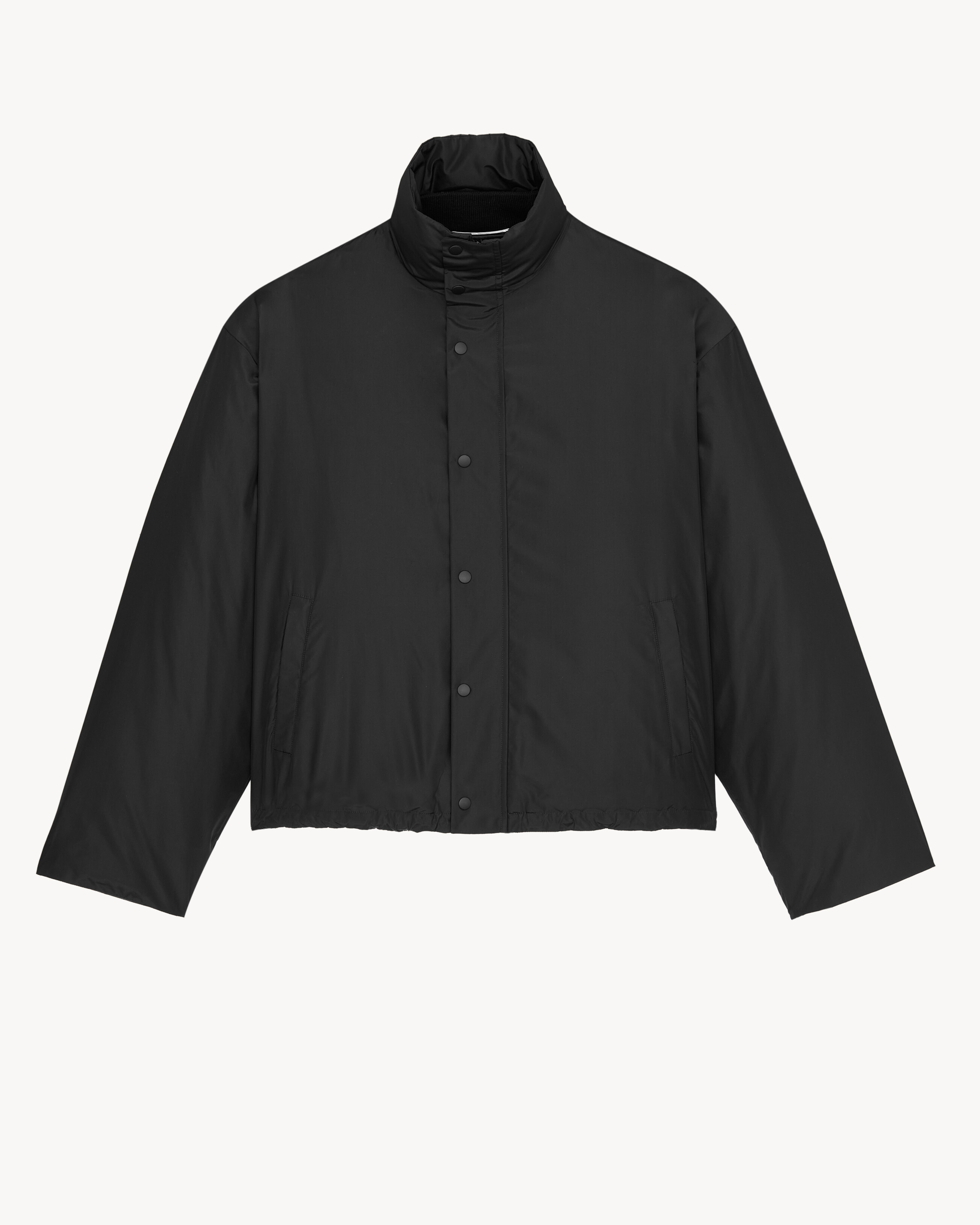 CASSANDRE puffer jacket in silk taffeta