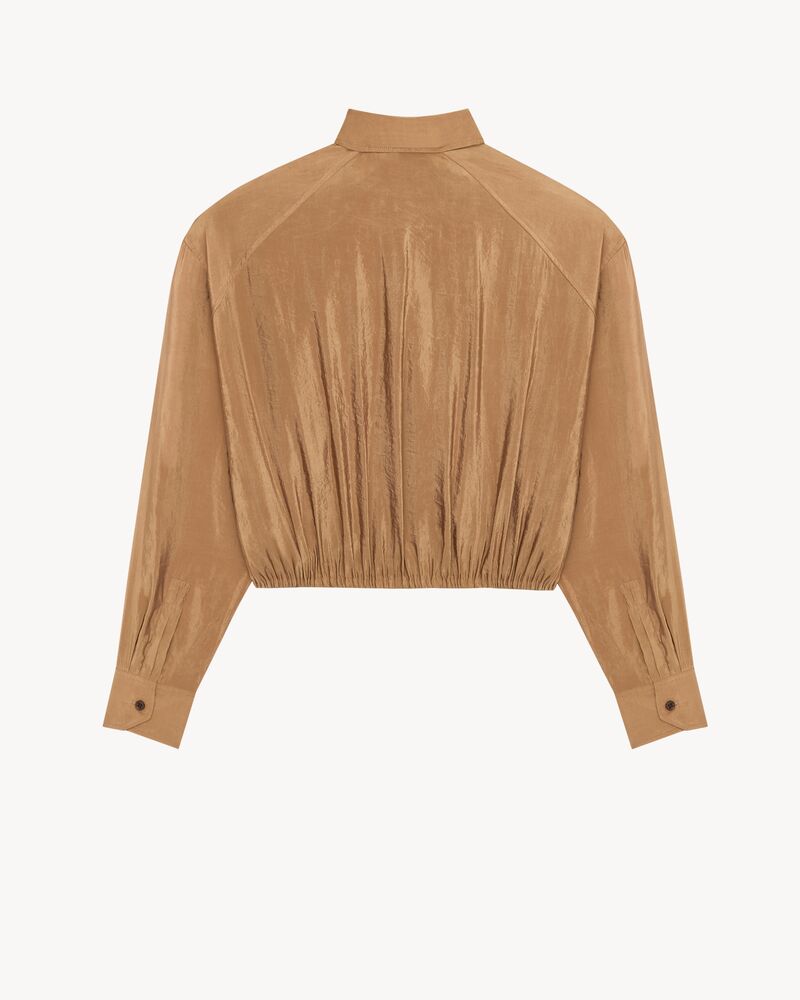 lavallière blouse in taffeta