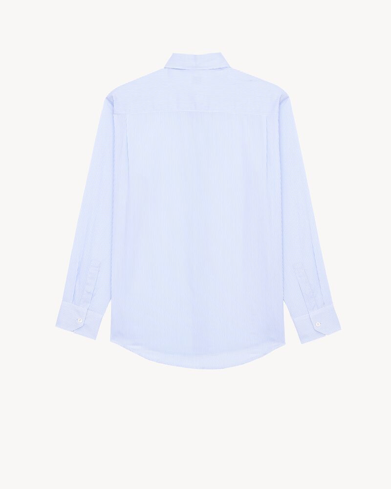 CASSANDRE shirt in striped cotton poplin