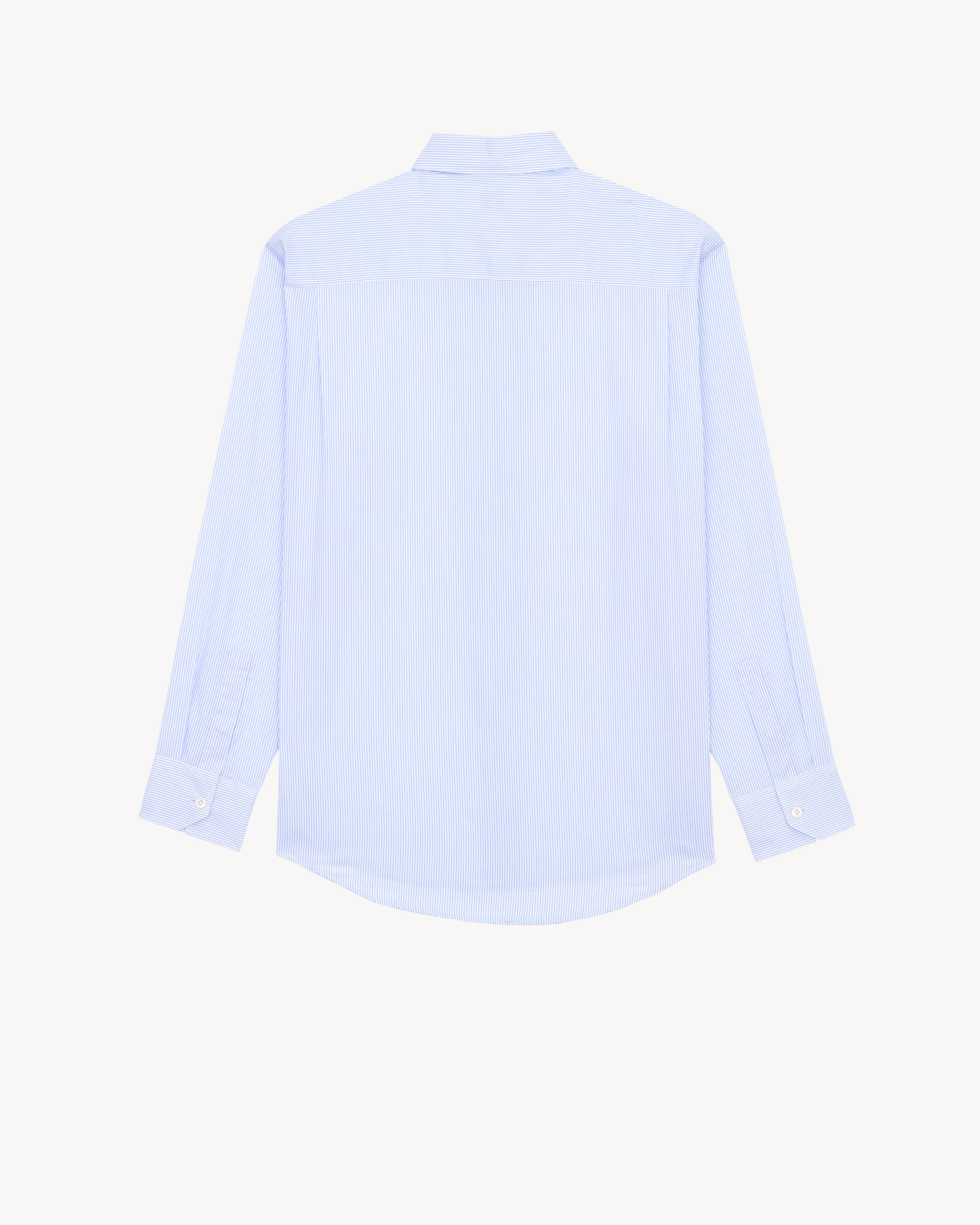 CASSANDRE shirt in striped cotton poplin