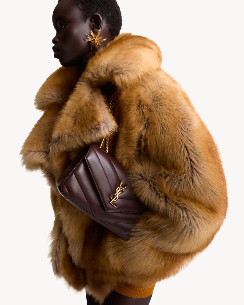 LOULOU small in MATELASSÉ lambskin