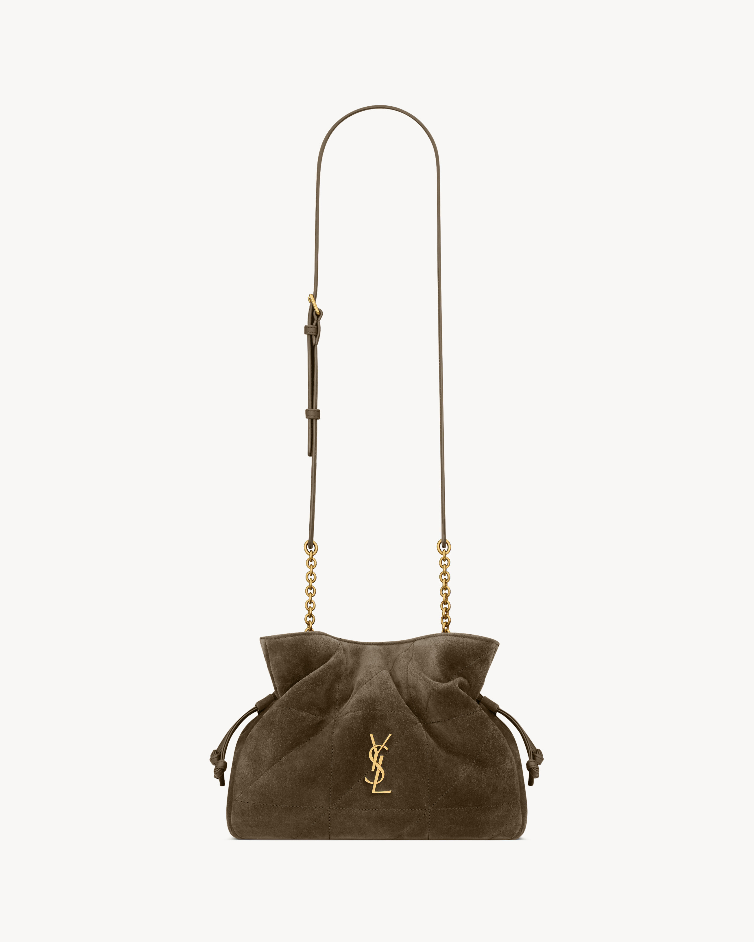 JAMIE shoulder pouch in suede