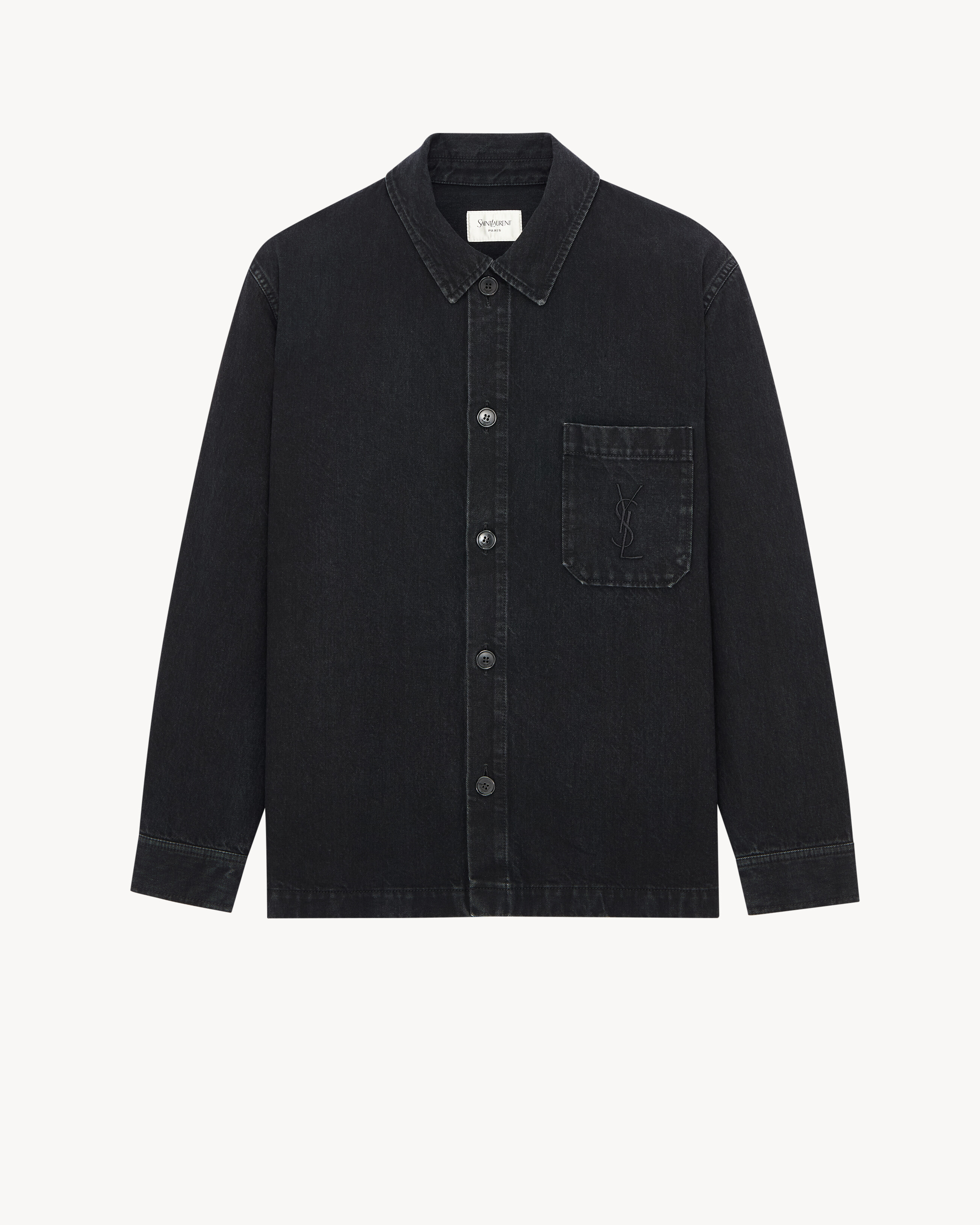 CASSANDRE overshirt in cotton linen gabardine
