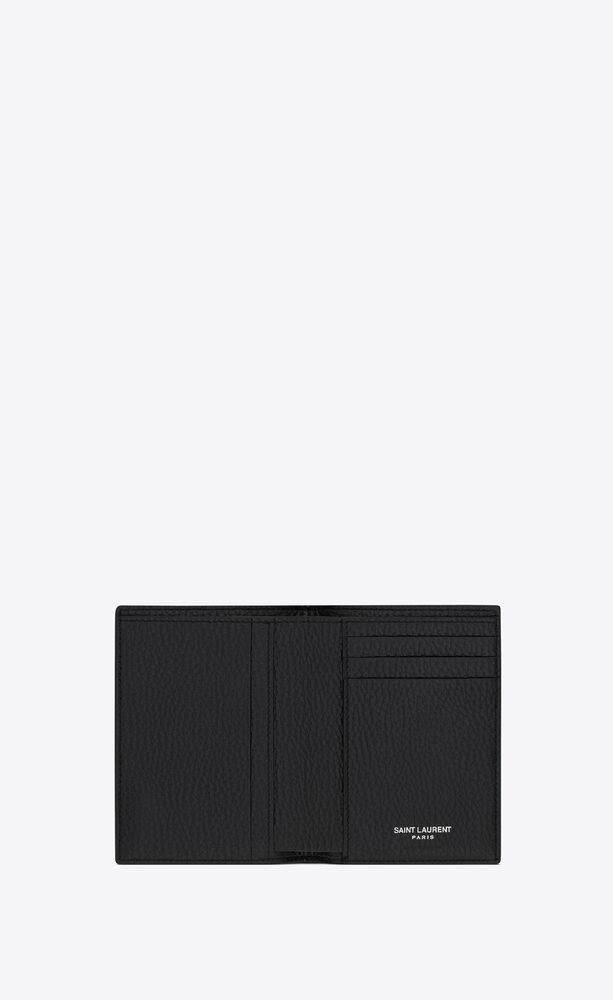 TINY CASSANDRE CREDIT CARD WALLET IN GRAINED LEATHER