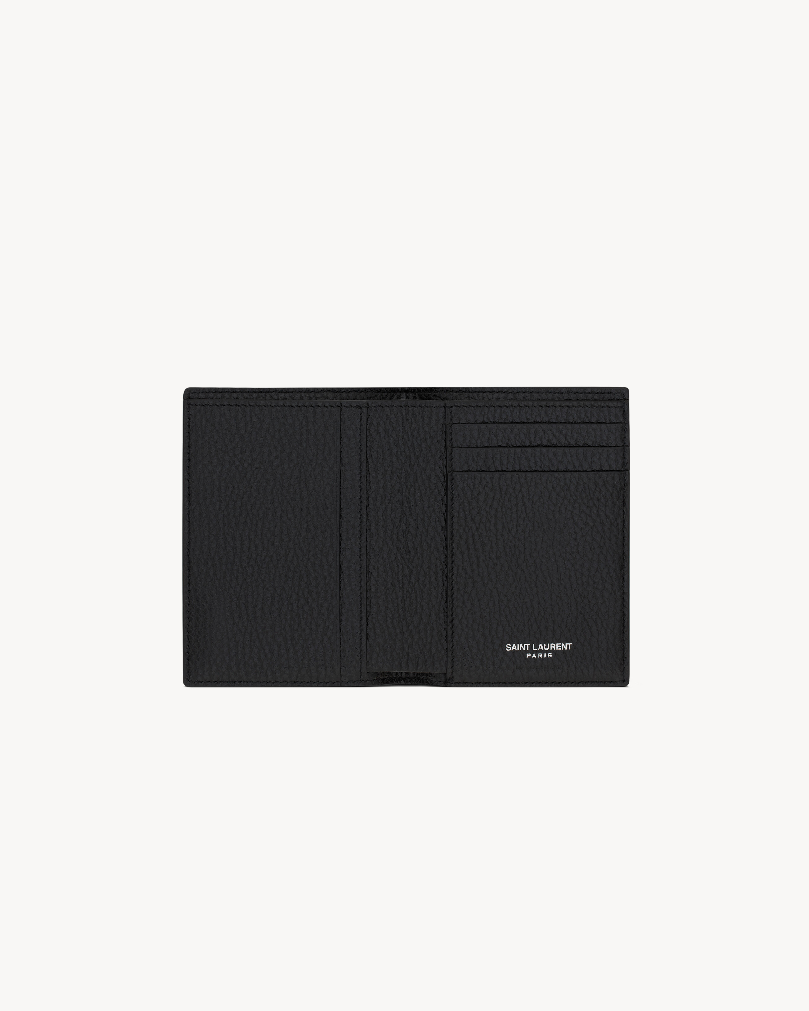 TINY CASSANDRE CREDIT CARD WALLET IN GRAINED LEATHER