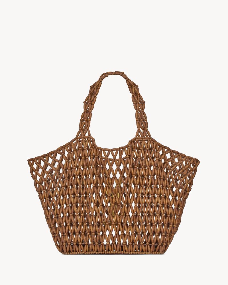 우드 비즈 소재 ICARE 미디엄 백