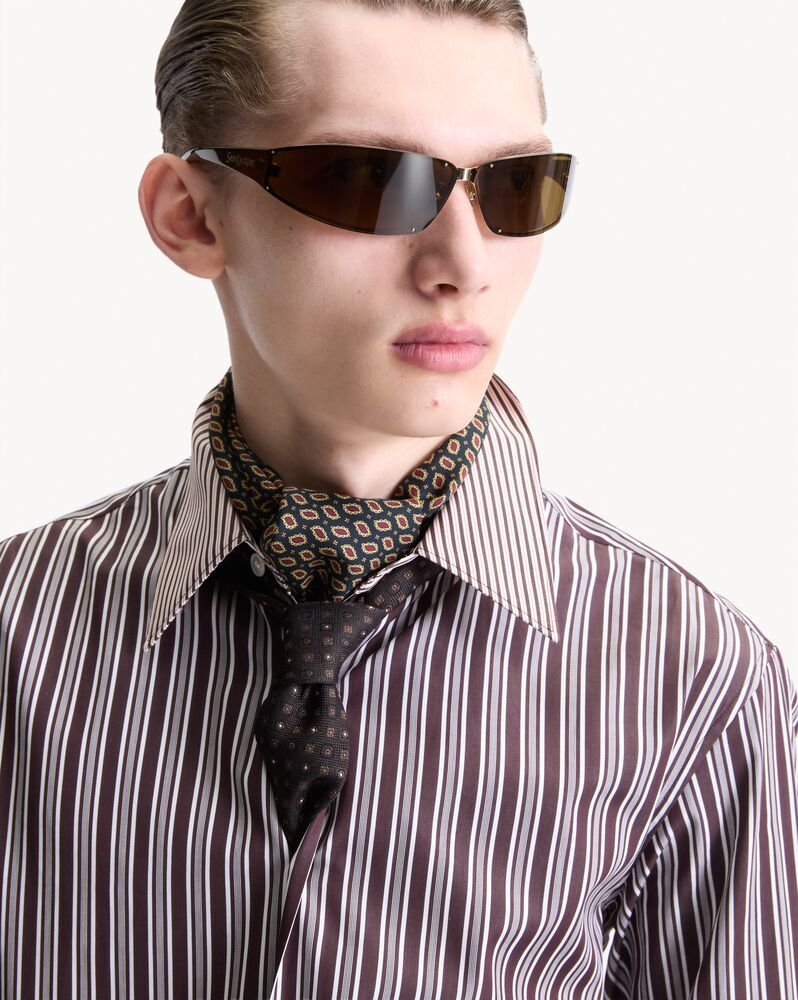tie in silk jacquard