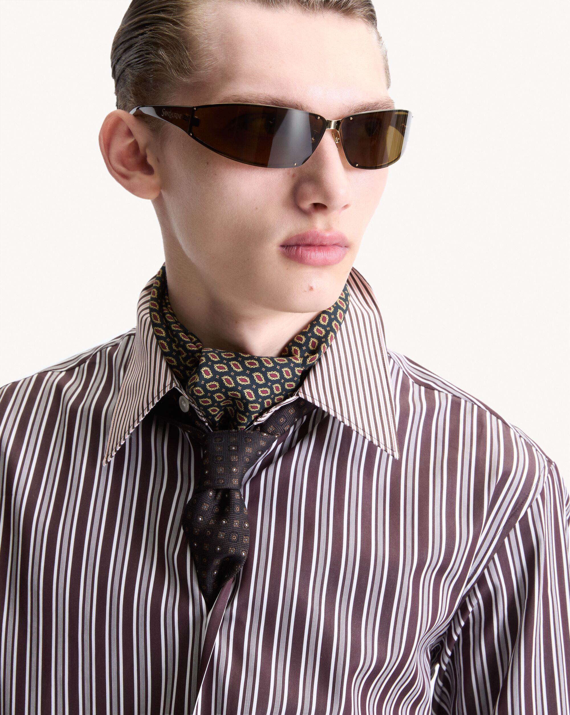 tie in silk jacquard