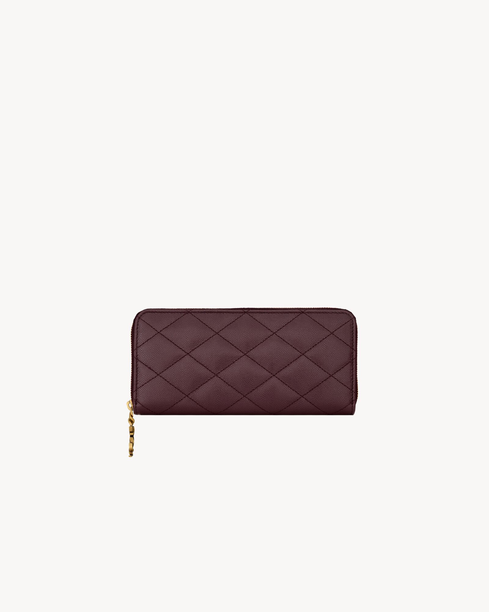 CASSANDRE BIJOU zip wallet in GRAIN DE POUDRE leather — 862485AAGA86195