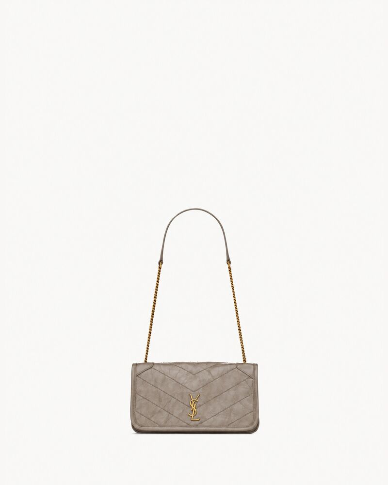NIKI chain pouch in vintage leather