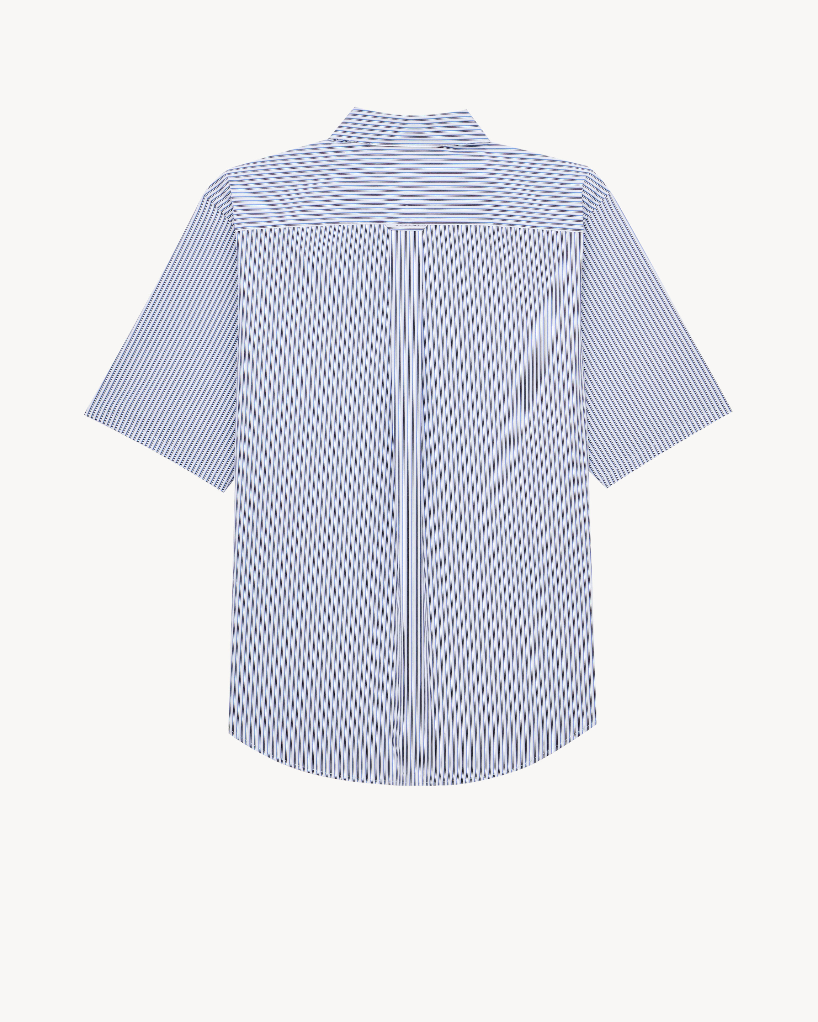 CASSANDRE shirt in striped cotton poplin